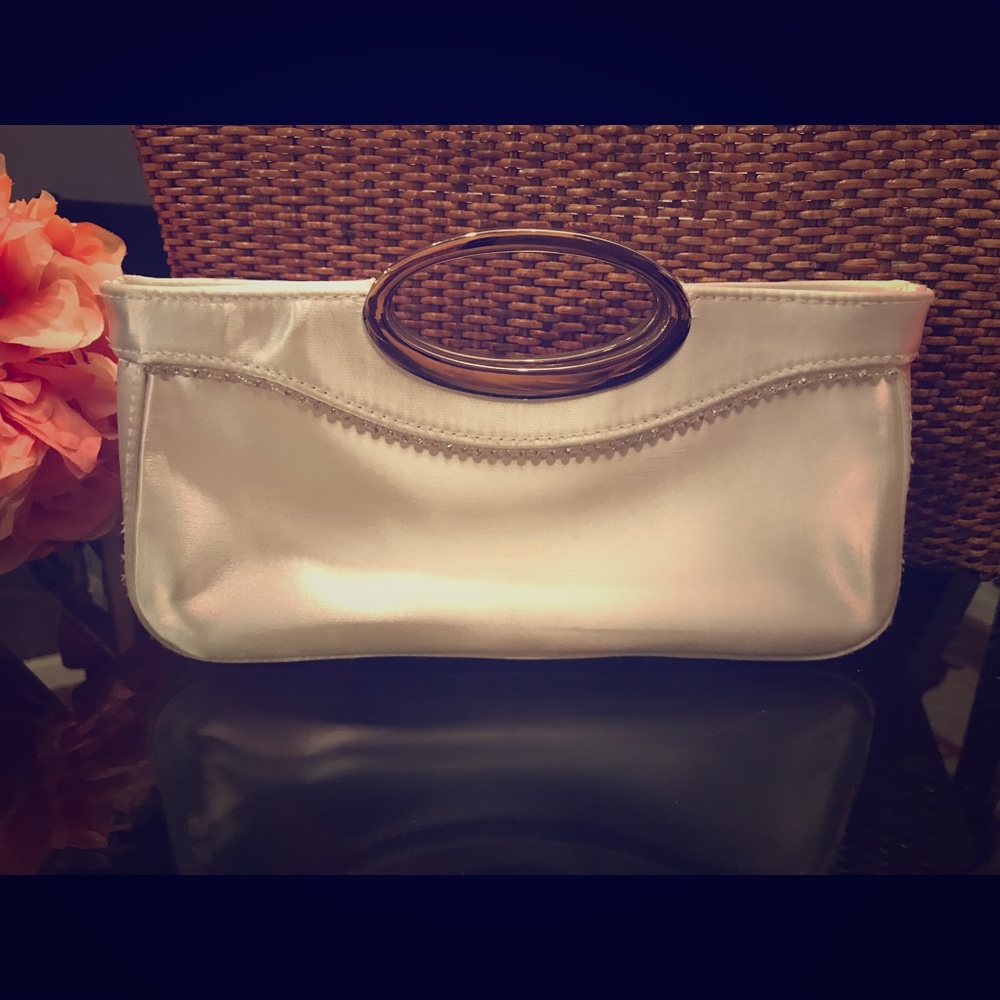 White handbag